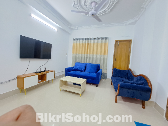 Rent Furnished Two Bedroom Apartment in Bashundhara R/A